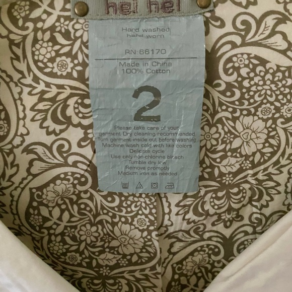 Anthropology hei hei Women’s Cropped Jacket EUC size 2 XS - Picture 3 of 5